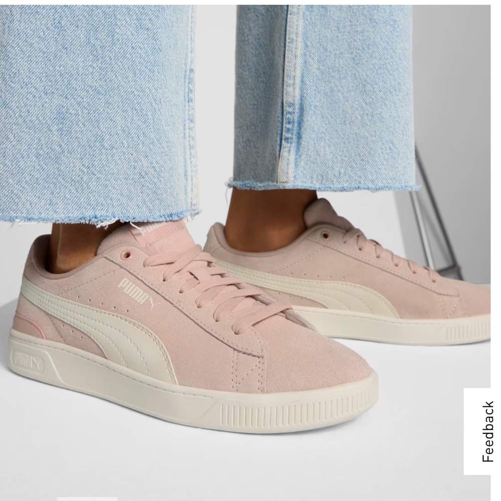 NIB! Puma Vikky3 Rose Quartz/Warm White Shoe - 7.5